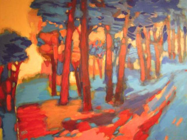 Exhibition photo 2 – Anna Čejková – Paintings