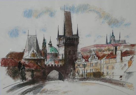Fotografie z výstavy 3 – Praha a česká krajina očima českých malířů