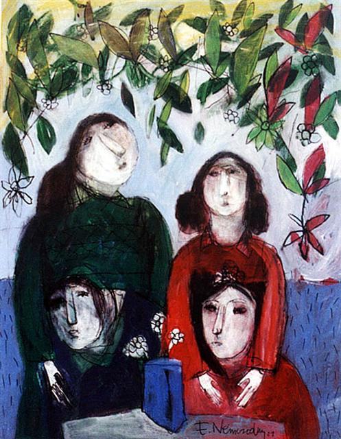 Exhibition photo 4 – E. Nemoudry, I. Mudrová & J. Molovčáková
