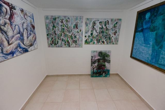 Exhibition photo 6 – Zbyněk Havlín – Paintings