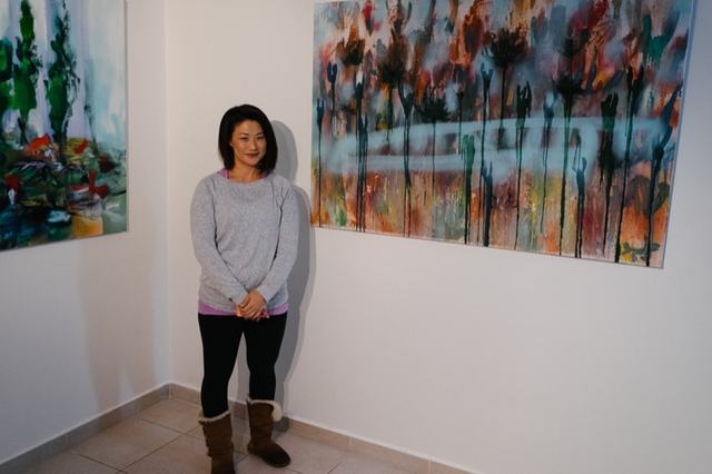 Exhibition photo 10 – Zbyněk Havlín – Paintings
